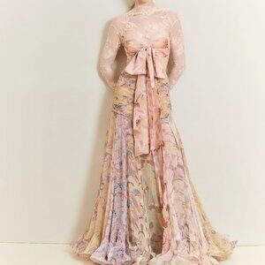 Zimmermann Eden Flounce Maxi Dress in Silk